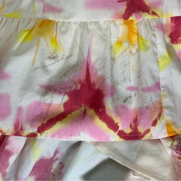 Rails Rumi Diamond Tie-Dye Smocked Midi Dress Size Small petite - Picture 15 of 15